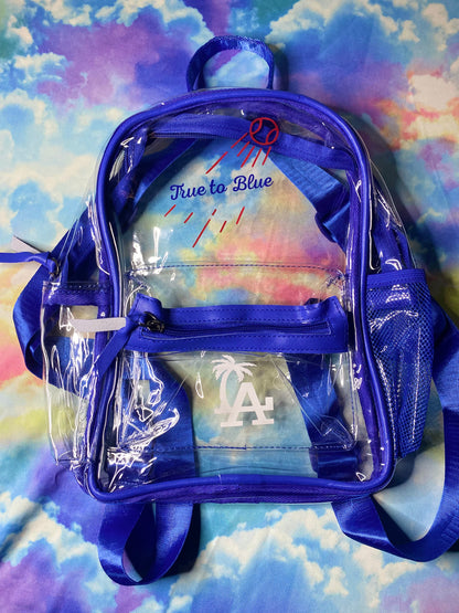 "True to Blue / LA Palm Tree" Backpack