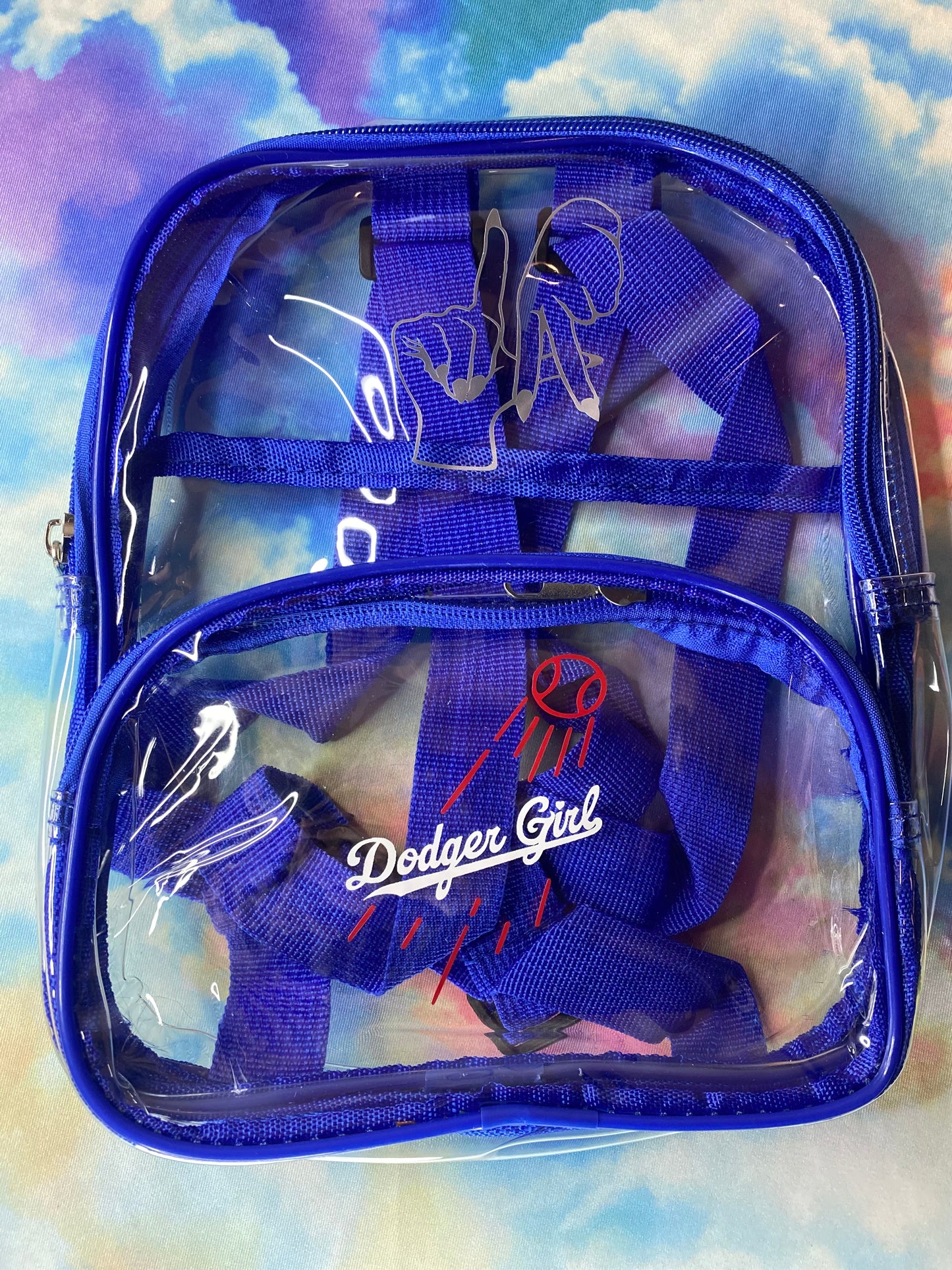 "LA hands / Dodger Girl" Mini Backpack