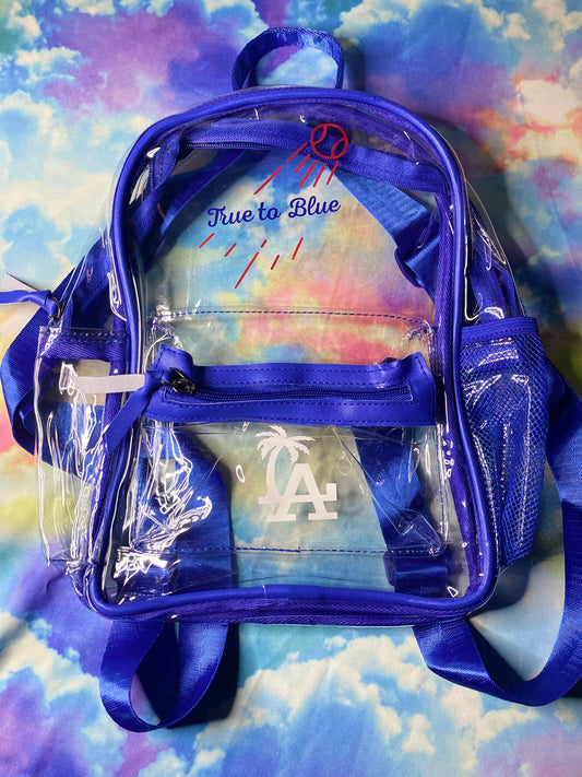 "True to Blue / LA Palm Tree" Backpack